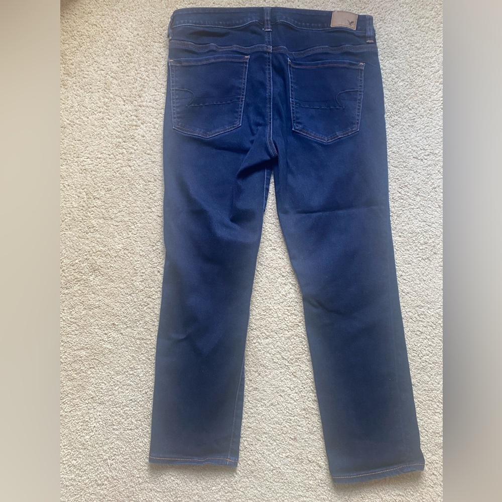 American Eagle Dark Wash Jegging Crop - Picture 8 of 9